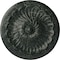 Ekena Millwork Flower Spiral Ceiling Medallion (Canopies up to 2"), 12 1/4"OD x 2 1/4"P, Painted Turtle Crackle CM12FLPTC - alternate 1